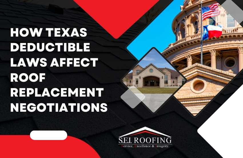 Learn How SEI Roofing Assists with Roof Replacement Under Texas Deductible Laws